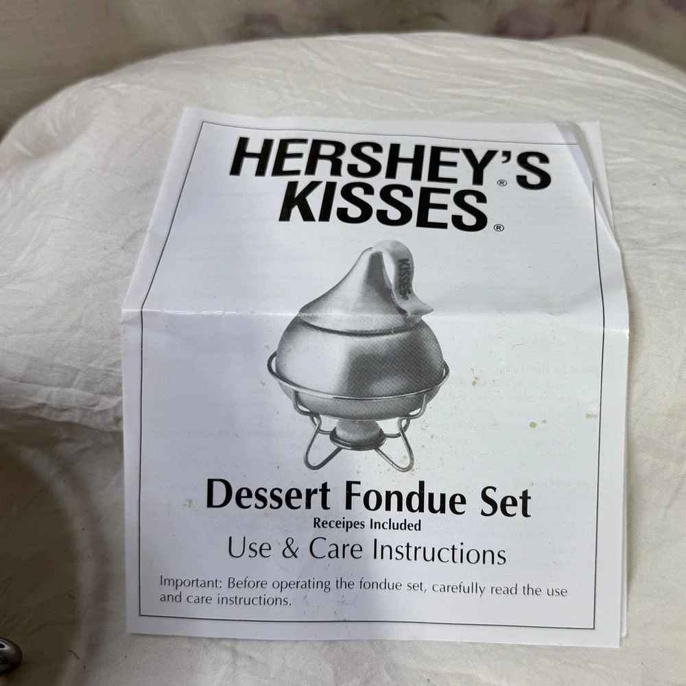 2007 HERSHEY'S 100th Anniversery Limited Edition Dessert Fondue‎ Set